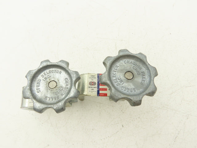 Speed Selector 350 Knob Bracket Mechanically Adjustable Speed Pulley Lot of 2