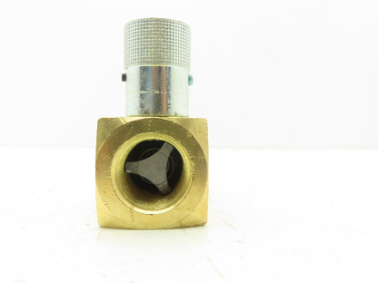 Parker F1200B Colorflow Brass Hydraulic Flow Control Valve 3/4"NPT 25GPM 2000PSI