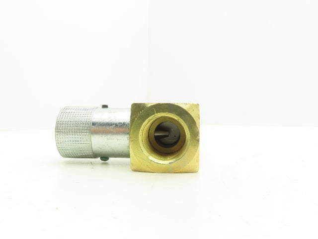 Parker F1200B Colorflow Brass Hydraulic Flow Control Valve 3/4"NPT 25GPM 2000PSI