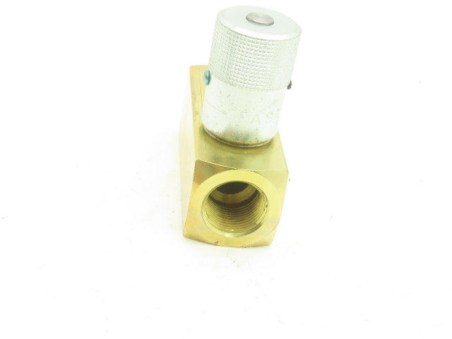 Parker F1200B Colorflow Brass Hydraulic Flow Control Valve 3/4"NPT 25GPM 2000PSI