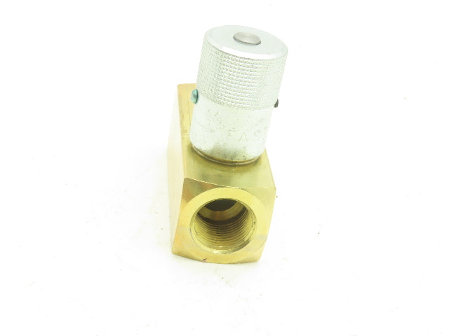 Parker F1200B Colorflow Brass Hydraulic Flow Control Valve 3/4"NPT 25GPM 2000PSI