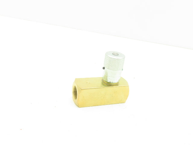 Parker F1200B Colorflow Brass Hydraulic Flow Control Valve 3/4"NPT 25GPM 2000PSI