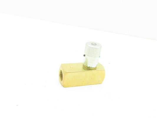 Parker F1200B Colorflow Brass Hydraulic Flow Control Valve 3/4"NPT 25GPM 2000PSI