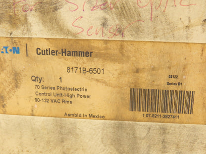 Cutler Hammer 8171B-6501 Photoelectric Sensor High Power Controller