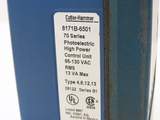 Cutler Hammer 8171B-6501 Photoelectric Sensor High Power Controller