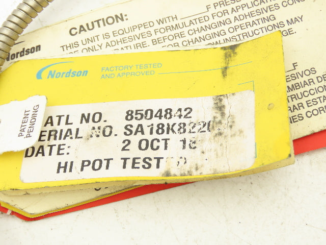 Nordson 8504842 ClassicBlue 02 T Hot Melt Adhesive Glue Gun Applicator 240V