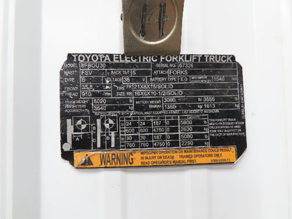 Toyota 57120-21473-71 Electric Forklift Dash Display Controller Off Of 8FBCU30