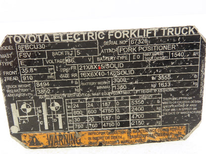 Toyota 588101344071 Electric Forklift Accelerator Rotary Switch From 8FBCU30