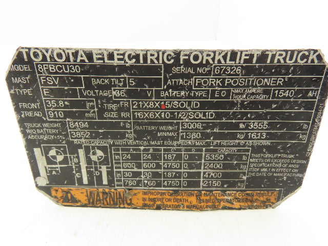 Toyota 57460-12471-71 Forklift Forward & Reverse Selector Gear Switch 8FBCU30