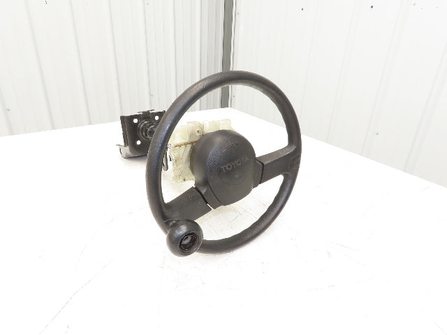 Toyota Electric Forklift Steering Wheel With Column Removed From 8FBCU30