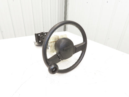 Toyota Electric Forklift Steering Wheel With Column Removed From 8FBCU30