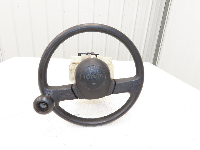 Toyota Electric Forklift Steering Wheel With Column Removed From 8FBCU30