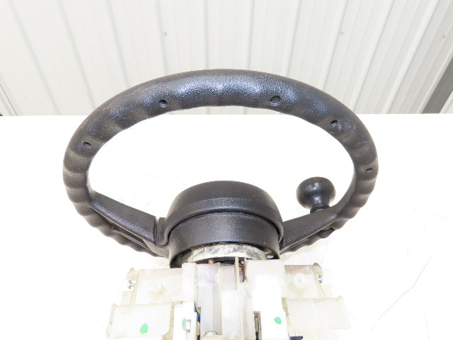 Toyota Electric Forklift Steering Wheel With Column Removed From 8FBCU30