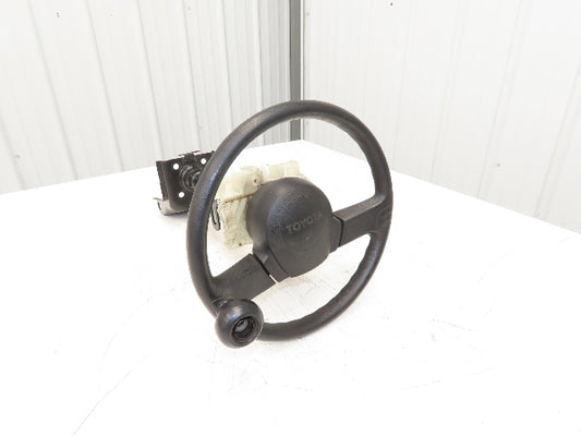 Toyota Electric Forklift Steering Wheel With Column Removed From 8FBCU30