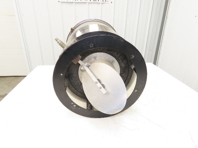 16" Dia Stainless Hopper Vacuum Receiver Bin Loader Feeder 2" Inlet w/Dump Flap