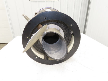 16" Dia Stainless Hopper Vacuum Receiver Bin Loader Feeder 2" Inlet w/Dump Flap