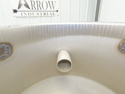 16" Dia Stainless Hopper Vacuum Receiver Bin Loader Feeder 2" Inlet w/Dump Flap