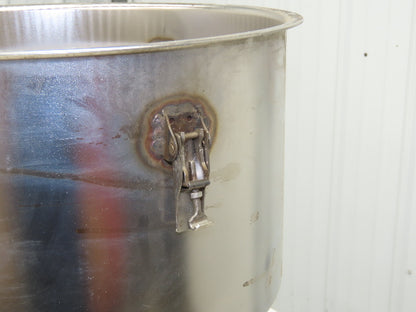 16" Dia Stainless Hopper Vacuum Receiver Bin Loader Feeder 2" Inlet w/Dump Flap