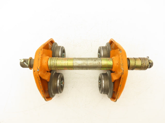 Harrington TF2  1/2-Ton Plain Type Manual Push Trolley 8" Beam Flange 1000Lb
