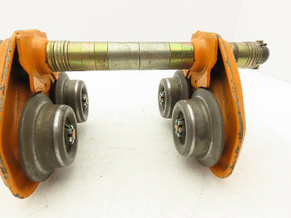 Harrington TF2  1/2-Ton Plain Type Manual Push Trolley 8" Beam Flange 1000Lb