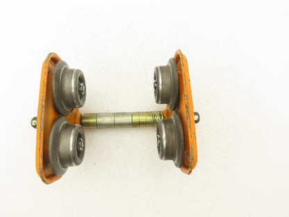 Harrington TF2  1/2-Ton Plain Type Manual Push Trolley 8" Beam Flange 1000Lb
