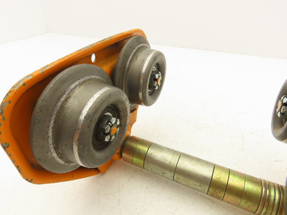 Harrington TF2  1/2-Ton Plain Type Manual Push Trolley 8" Beam Flange 1000Lb