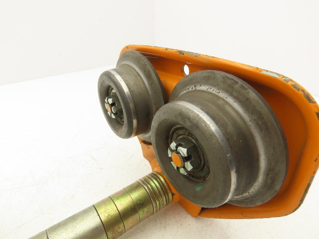 Harrington TF2  1/2-Ton Plain Type Manual Push Trolley 8" Beam Flange 1000Lb