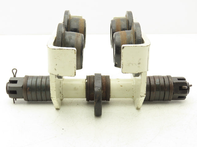 Jet 1/2-PT 1000Lb 1/2-Ton Manual Plain Push Trolley 2.5"-8" Beam Flange