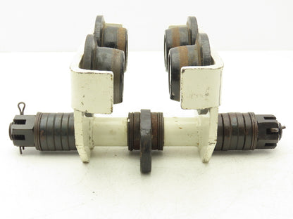 Jet 1/2-PT 1000Lb 1/2-Ton Manual Plain Push Trolley 2.5"-8" Beam Flange