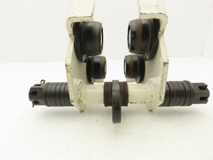 Jet 1/2-PT 1000Lb 1/2-Ton Manual Plain Push Trolley 2.5"-8" Beam Flange