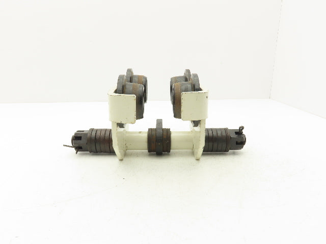 Jet 1/2-PT 1000Lb 1/2-Ton Manual Plain Push Trolley 2.5"-8" Beam Flange