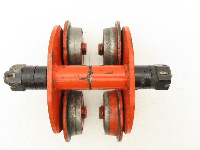 Jet B Type 1000Lb 1/2-Ton Manual Plain Push Trolley 2.5"-6" Beam Flange