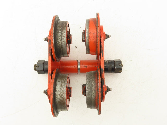 Jet B Type 1000Lb 1/2-Ton Manual Plain Push Trolley 2.5"-6" Beam Flange