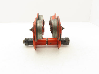 Jet B Type 1000Lb 1/2-Ton Manual Plain Push Trolley 2.5"-6" Beam Flange