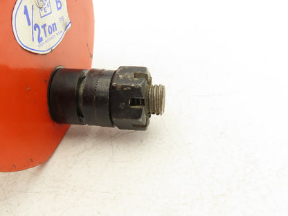 Jet B Type 1000Lb 1/2-Ton Manual Plain Push Trolley 2.5"-6" Beam Flange