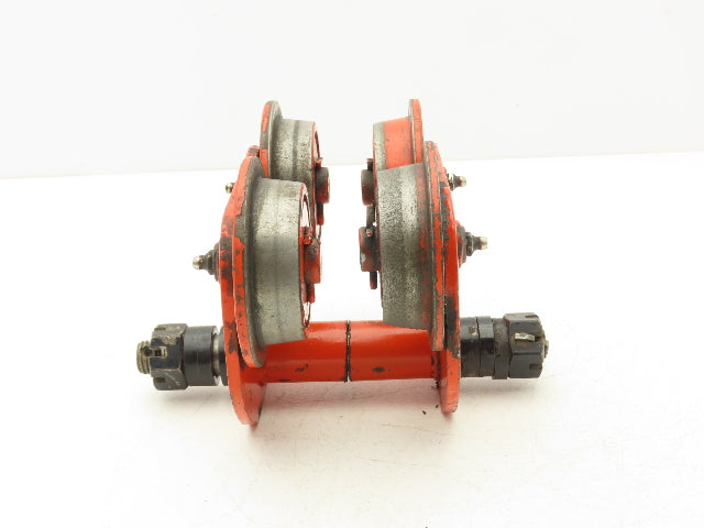 Jet B Type 1000Lb 1/2-Ton Manual Plain Push Trolley 2.5"-6" Beam Flange