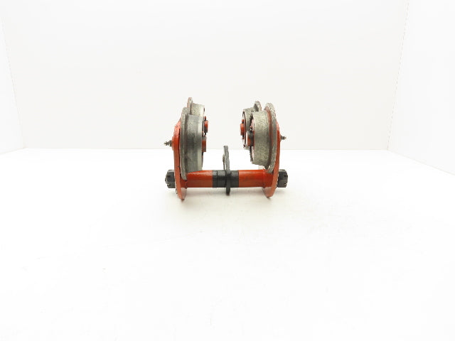 Jet B Type 1-Ton Manual Plain Push Trolley 3"-6" Beam Flange 2000Lb
