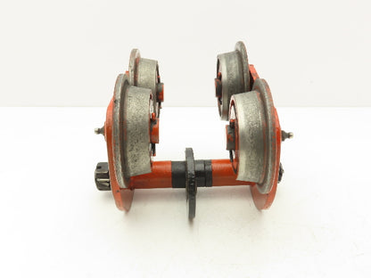 Jet B Type 1-Ton Manual Plain Push Trolley 3"-6" Beam Flange 2000Lb