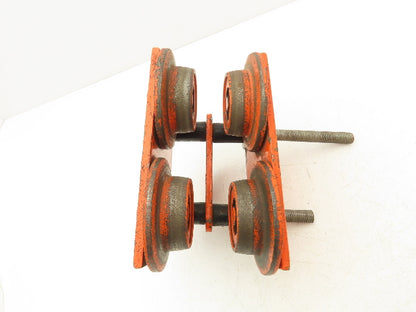 Duff Lynx TL-2000 1-Ton Manual Plain Push Trolley 3"-7" Beam Flange 2000Lb