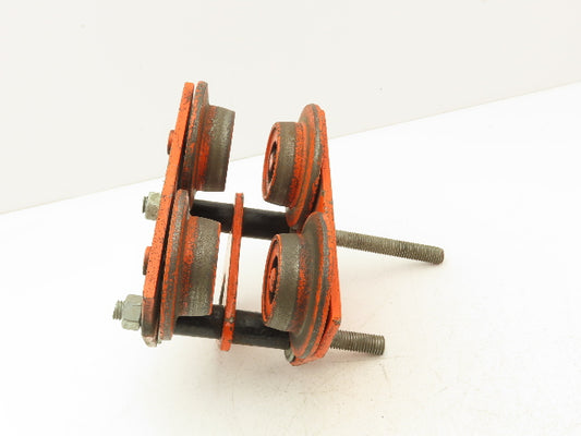 Duff Lynx TL-2000 1-Ton Manual Plain Push Trolley 3"-7" Beam Flange 2000Lb