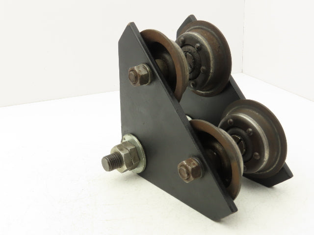 CM 630 Series 1000Lb 1/2-Ton Manual Plain Push Trolley 3"-6" Beam Flange