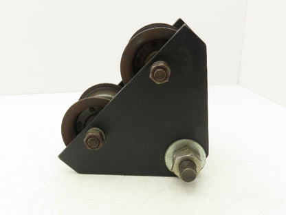 CM 630 Series 1000Lb 1/2-Ton Manual Plain Push Trolley 3"-6" Beam Flange