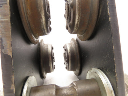 CM 630 Series 1000Lb 1/2-Ton Manual Plain Push Trolley 3"-6" Beam Flange