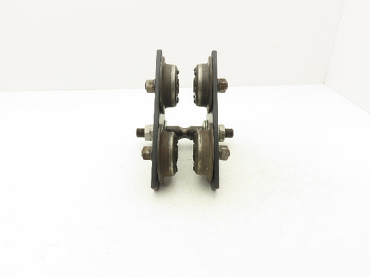 CM 630 Series 1000Lb 1/2-Ton Manual Plain Push Trolley 3"-6" Beam Flange