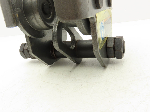 Haul-Master 97392 1-Ton Manual Plain Push Trolley 2-11/16"-5-1/8" Flange 2000Lb