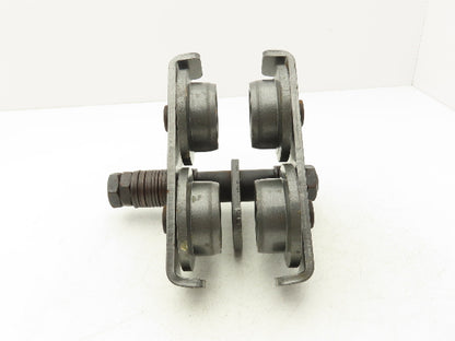 Haul-Master 97392 1-Ton Manual Plain Push Trolley 2-11/16"-5-1/8" Flange 2000Lb