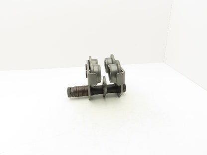 Haul-Master 97392 1-Ton Manual Plain Push Trolley 2-11/16"-5-1/8" Flange 2000Lb