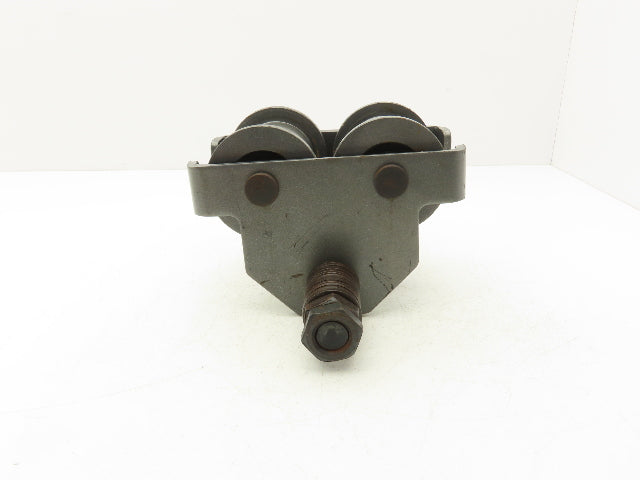 Haul-Master 97392 1-Ton Manual Plain Push Trolley 2-11/16"-5-1/8" Flange 2000Lb