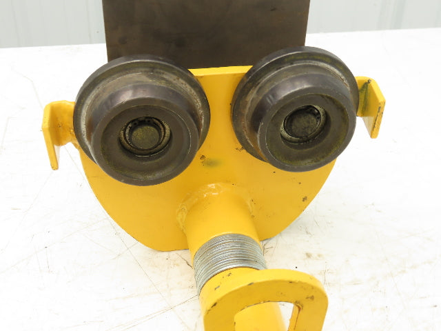 Black Bear PT-100 2200Lb 1-Ton Manual Plain Push Trolley 8"-10" Flange