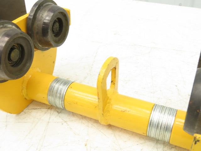 Black Bear PT-100 2200Lb 1-Ton Manual Plain Push Trolley 8"-10" Flange